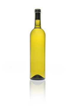 boş bir şarap şişesi