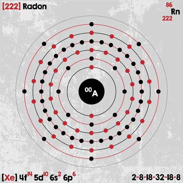 Elemento di Radon — Vettoriale Stock