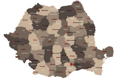 Romanya Haritası