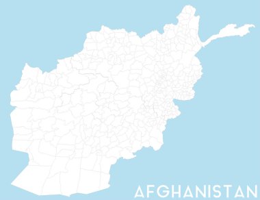 Afganistan devletinin geniş idari haritası