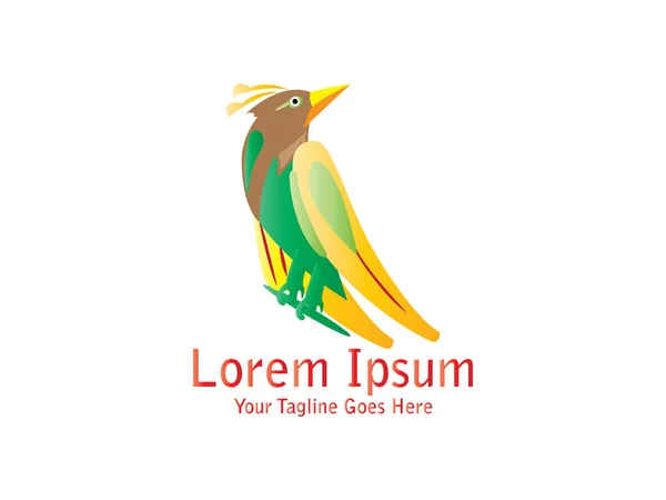 Beautiful bird perched on tree branches