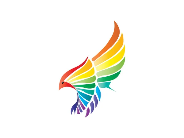 Güzel Kartal logosu iş şirketleri için bir şablon tasarladı. Kartal hattı logosu gökyüzünde uçuyor