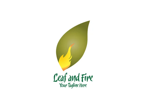 オーガニックリーフロゴ エコグリーンリーフロゴベクトル 自然のロゴの葉のロゴシンプルな休暇のロゴベクトル — ストックベクタ