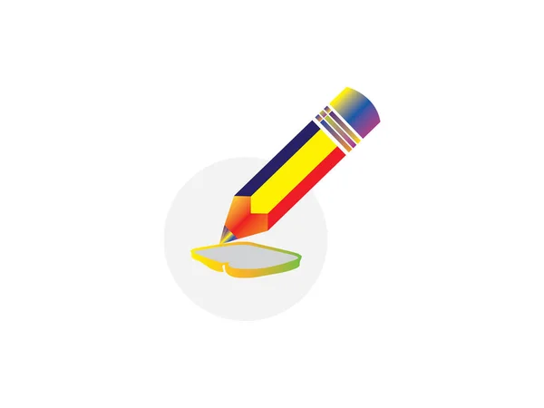 Güzel kalem. Uygulamanız veya kurumsal kimliğiniz için vektör tasarım şablonu ögeleri.