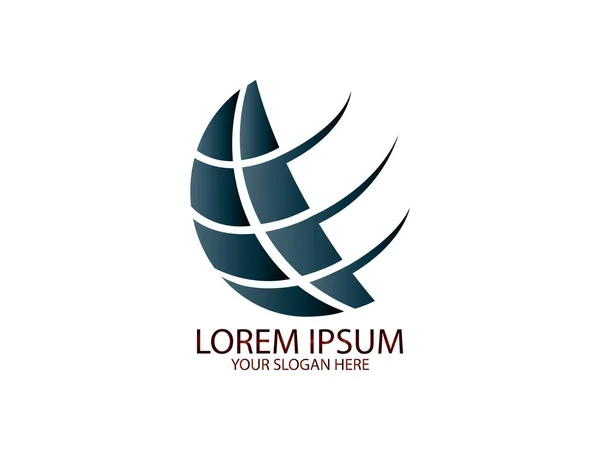 Soyut çember logo tasarım şablonu. Vektör soyut logo şablonu. yaratıcı logo tasarım vektörü.