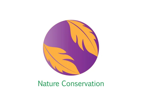 Ekologisk Lövlogotyp Eco Gröna Blad Logotyp Vektor Natur Logotyp Blad — Stock vektor