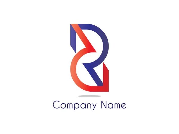 Diseño Letra Del Alfabeto Como Logotipo Para Una Empresa Negocio — Vector de stock