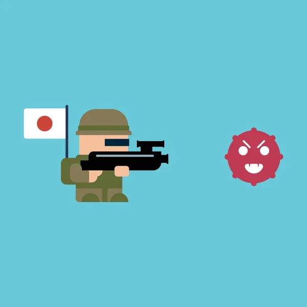 Japonya koronavirüs tasarımıyla savaşıyor. Ordu Corona virüsüyle savaşıyor