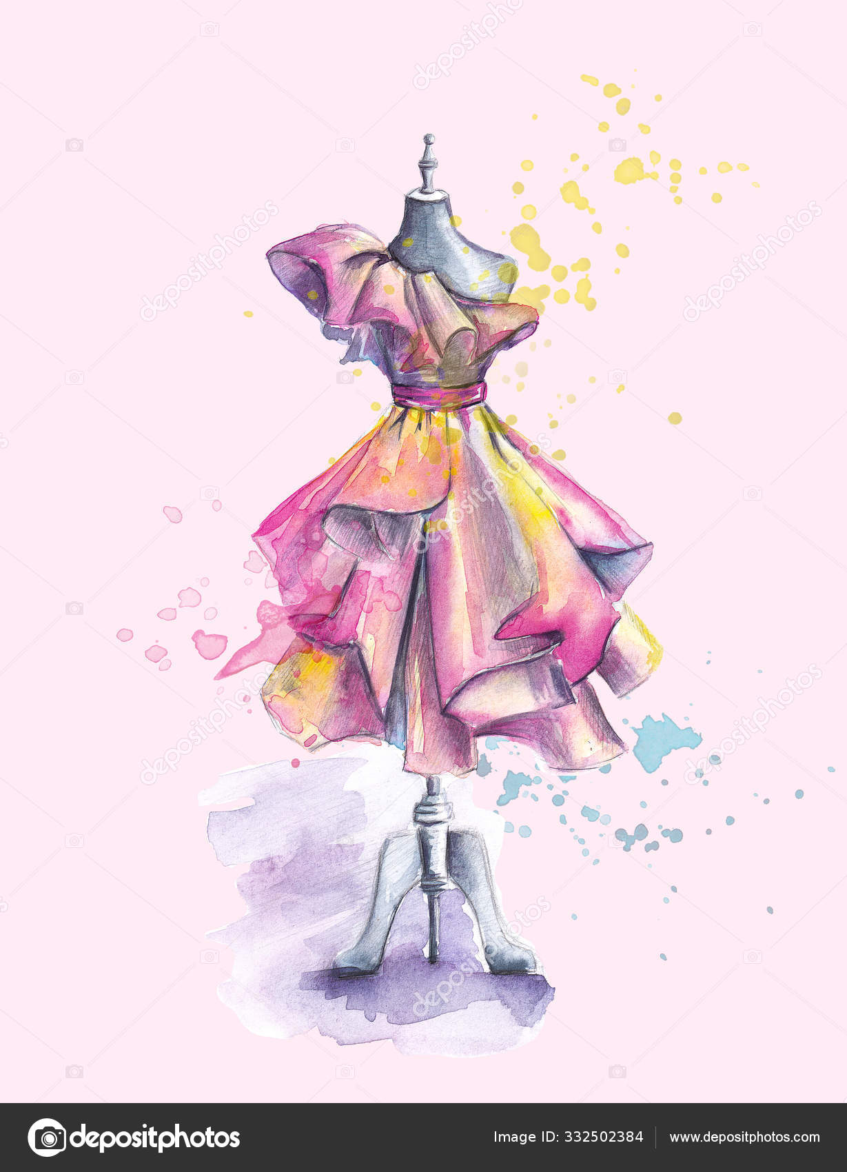 Fashion Design Illustration, beautiful Dress Drawings, handpainted Dress  Design, Dresses, sexy Woman, illustrator Styles, love Illustration, Party  dress, haute Couture, bridal Party Dress | Anyrgb