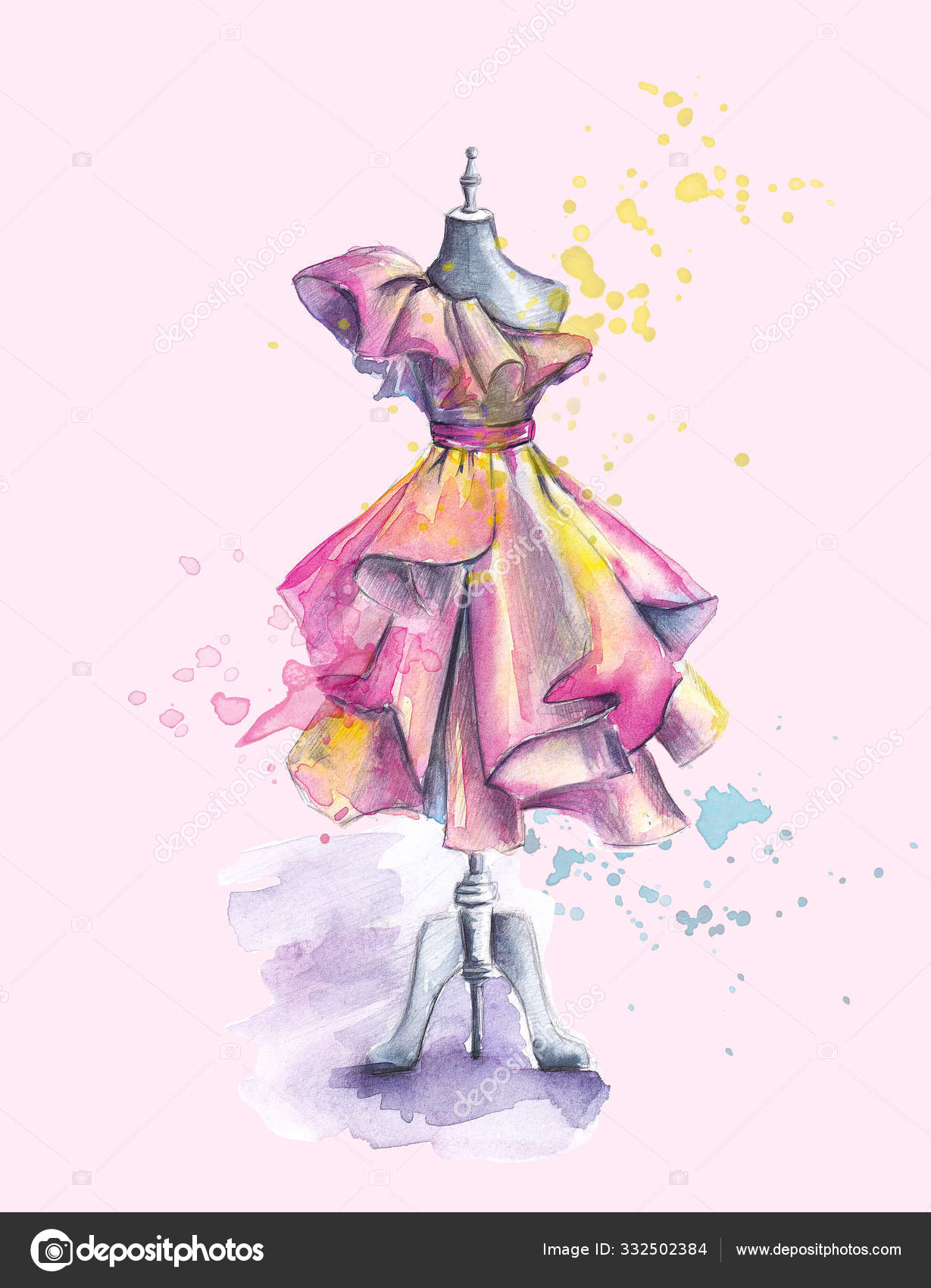 Mannequin Fashion Illustration By Olesya Hupalo | sites.unimi.it