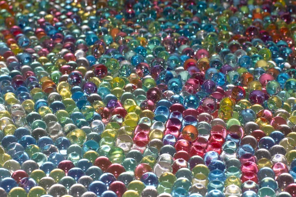 Heldere Achtergrond Van Kleurrijke Ballonnen Met Wazig Verte — Stockfoto