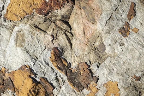 Close Marrom Cinza Bronzeado Laranja Areia Pedra Formação Rocha Textura — Fotografia de Stock