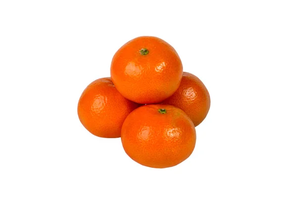 Tangerines isolated close up — Stock Photo, Image