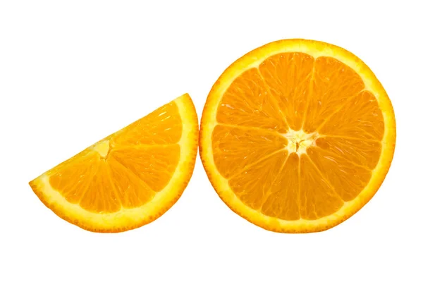 Scheibe Orange isoliert — Stockfoto