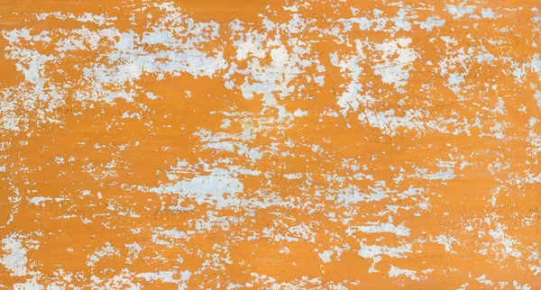 Orange alte Farbtür — Stockfoto