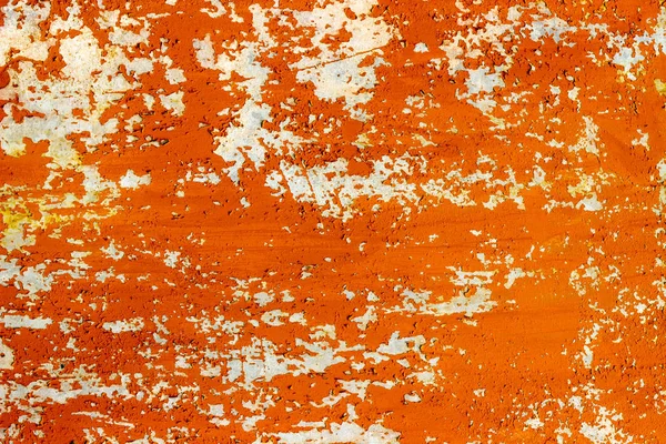 Naranja vieja puerta de pintura — Foto de Stock