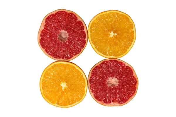 Апельсин и грейпфрут — стоковое фото