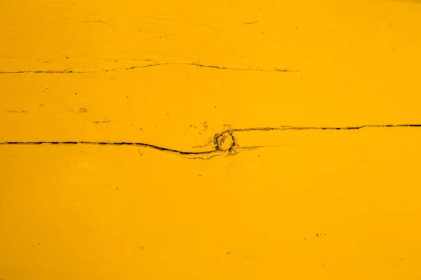Vertical picture of old horizontal planks with bright yellow paint — Stock Photo, Image