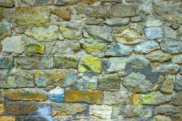 Superficie de la pared de piedra vintage en la casa vieja —  Fotos de Stock