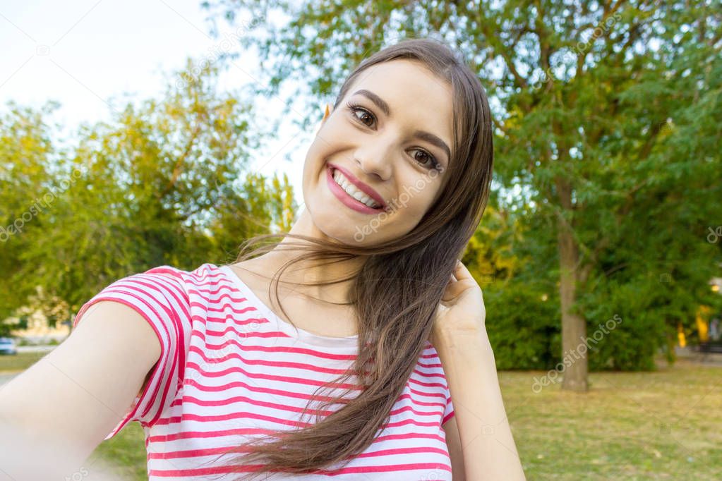 Teenage Toothy Smile Stock Photos