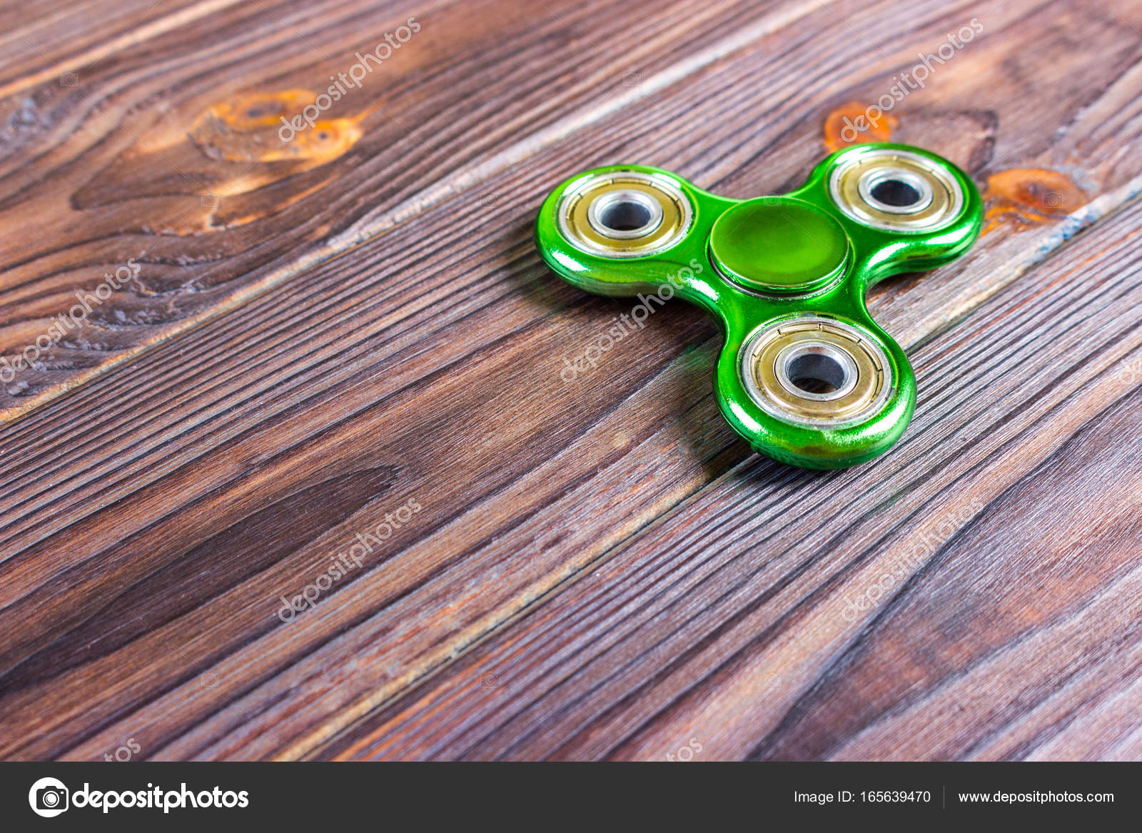 wooden fidget spinner