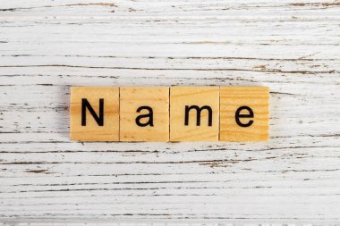 Tahta bloklar kavramı ile yapılan adı kelime