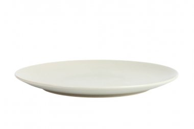 boş beyaz plaka beyaz arkaplanda izole