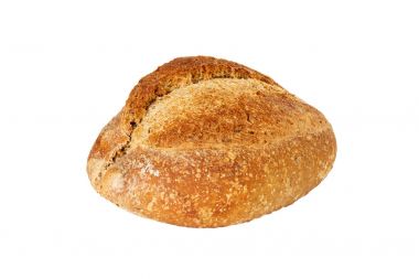 ev yapımı ekmek izole görünümü yukarıdan