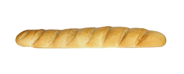 Friss kenyér és elszigetelt fehér background. Orosz kandalló rozskenyér — Stock Fotó