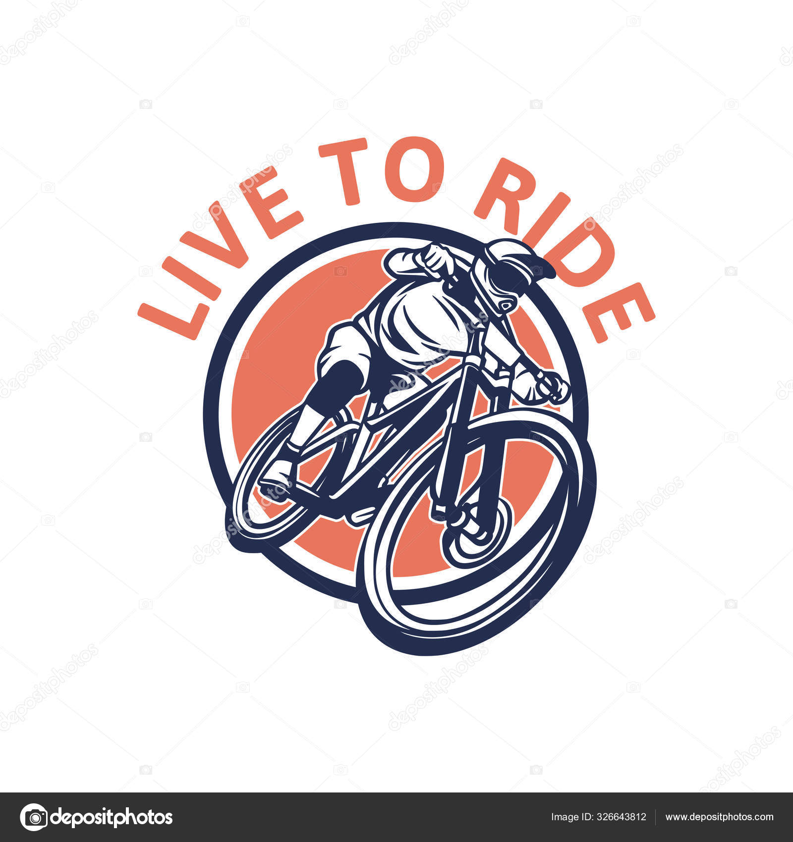buste Betydning Endelig Lice to ride design t shirt mountain bike. poster illustration badge  logosmile more ride a bike, slogan quote ride bike for t shirt, poster  design Stock Vector Image by ©Imoogigraphic #326643812