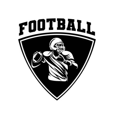 Futbol kalkanı logosu rozeti