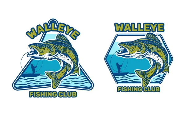 Walleye Balıkçılık Kulübü, Walleye Nehre atlamak Kano balıkçılığında bir adama yakalanmak