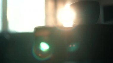 Güneşli bir fincan çay..