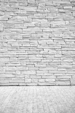 Hafif çatı duvar zemin yüzey ile taş blokların