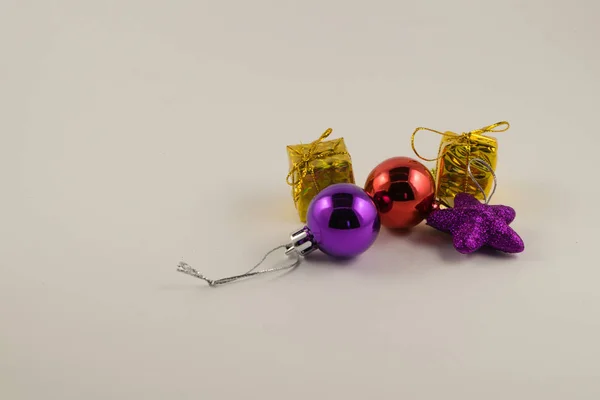 Christmas bubble and gifts Royalty Free Stock Images