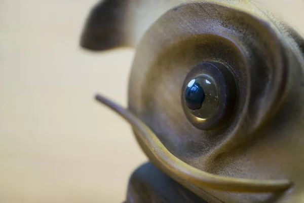 Коричневі дерев'яні статуетки риби — стокове фото
