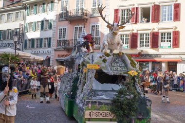 Solothurn İsviçre 'deki Sokak Karnavalı 3.2019