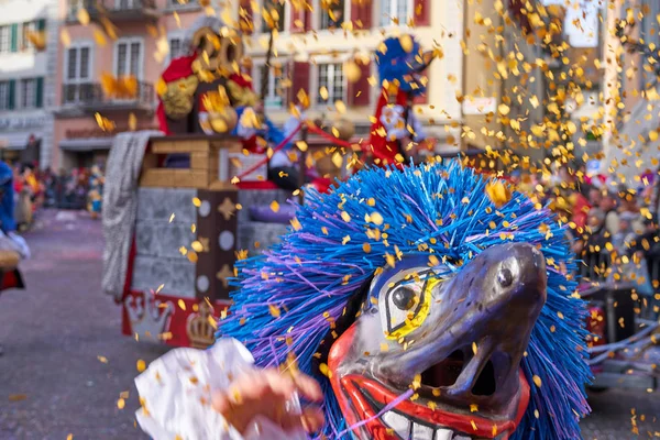 Solothurn İsviçre 'deki Sokak Karnavalı 3.2019