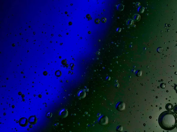 Bubbles Blowing Tough Substance Colored Background — 图库照片