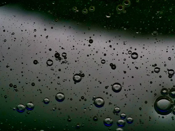 Blasen Sprengen Sich Eine Zähe Substanz Mit Farbigem Hintergrund — Stockfoto