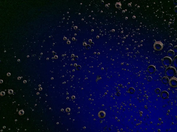 Bubbles Blowing Tough Substance Colored Background — Stok fotoğraf
