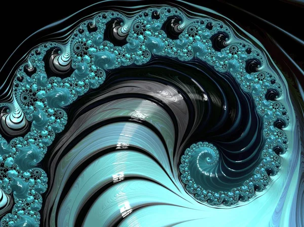 Bilgisayar Fraktal tasarım üretti. Fraktal hiç bitmeyen bir desen. Fraktallar, farklı ölçeklerde kendine benzeyen sonsuz derecede karmaşık kalıplardır..