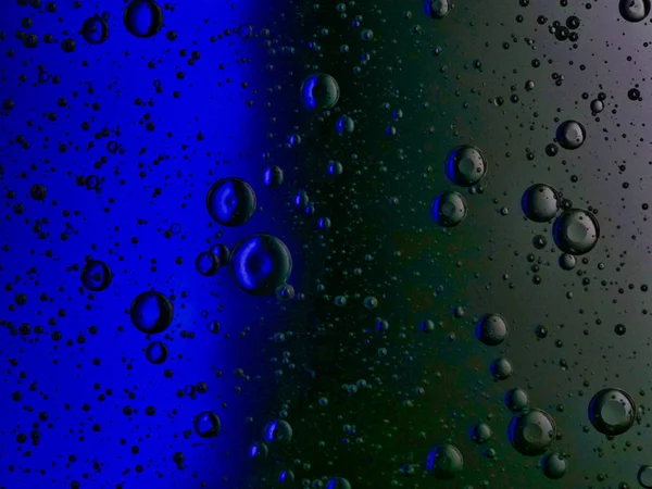 Blasen Sprengen Sich Eine Zähe Substanz Mit Farbigem Hintergrund — Stockfoto