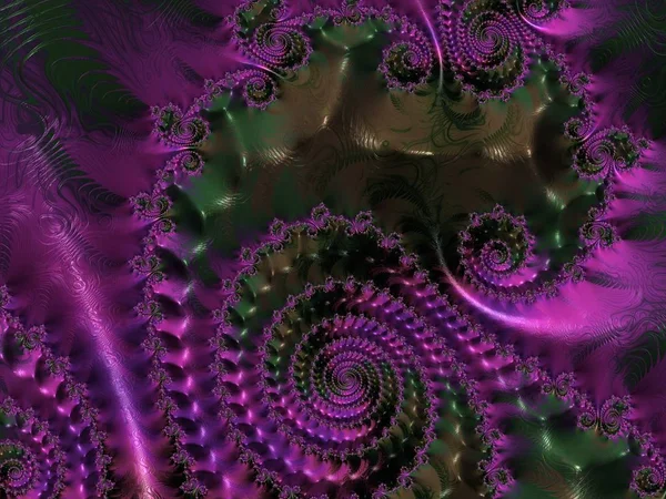 Bilgisayar Fraktal tasarım üretti. Fraktal hiç bitmeyen bir desen. Fraktallar, farklı ölçeklerde kendine benzeyen sonsuz derecede karmaşık kalıplardır..