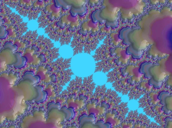Computergeneriertes Fraktal Design Ein Fraktal Ist Ein Endloses Muster Fraktale — Stockfoto