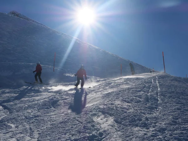 Suisse Station Ski Hiver — Photo