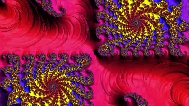 Computer Generated Fractal Design Footage — ストック動画