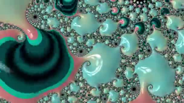 Imagens Design Fractal Geradas Por Computador — Vídeo de Stock