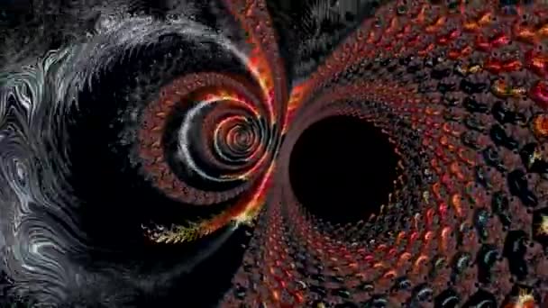 formes colorées abstraites en mouvement  