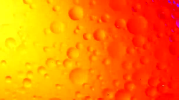 Sparkling Bubbles Blowing Tough Substance — Stock Video